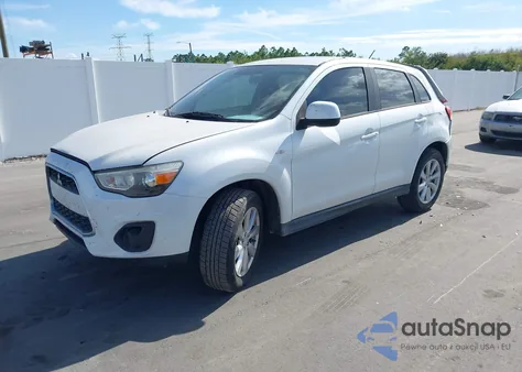2015 Mitsubishi Outlander Sport Es из США, поврежденный, VIN 4A4AP3AU4FE038600